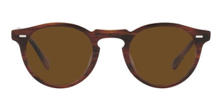 Oliver Peoples GREGORY PECK 1962 OV 5456SU FOLDING unisex Brown Round Sunglasses