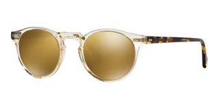Oliver Peoples GREGORY PECK SUN OV 5217/S men Yellow Round Sunglasses