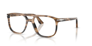 Persol Greta Po 3329v Unisex Brown Pilot Eyeglasses