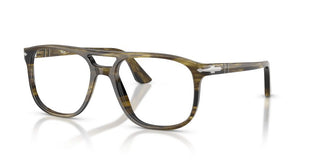 Persol Greta Po 3329v Unisex Green Pilot Eyeglasses