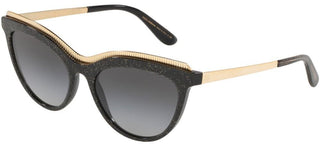 Dolce & Gabbana GROS GRAIN DG 4335 women Black Cat Eye Sunglasses