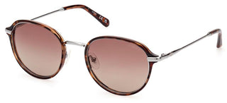 Guess Gu00068 Unisex Havana Round Sunglasses