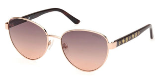 Guess GU00101 unisex Gold Round Sunglasses