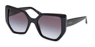 Guess GU00154 unisex Black Geometric Sunglasses