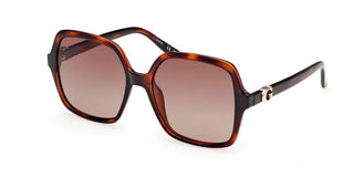 Guess Gu00190 Women Havana Squared Sunglasses