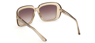 Guess GU00288 women Brown Geometric Sunglasses