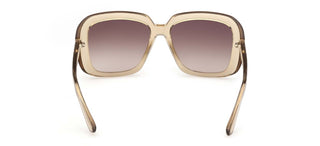 Guess GU00288 women Brown Geometric Sunglasses