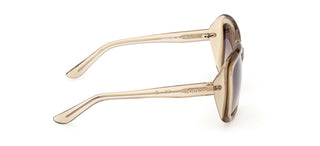 Guess GU00288 women Brown Geometric Sunglasses