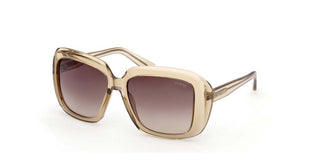 Guess GU00288 women Brown Geometric Sunglasses