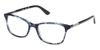 Guess Gu2658-n Unisex Blue Rectangle Eyeglasses