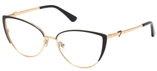 Guess Gu2813 Unisex Black Cat Eye Eyeglasses