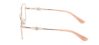 Guess Gu2953 Unisex Rose Gold Squared Eyeglasses