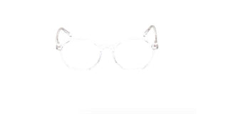 Guess GU50166 unisex Transparent Round Eyeglasses