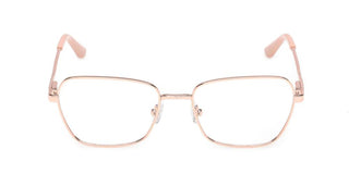 Guess Gu50271 Unisex Rose Gold Squared Eyeglasses