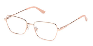 Guess Gu50271 Unisex Rose Gold Squared Eyeglasses