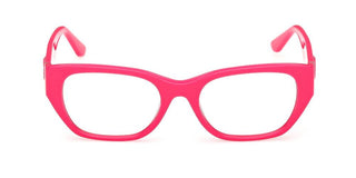 Guess Gu50304 Unisex Pink Rectangle Eyeglasses