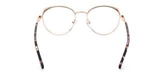 Guess Gu8273 Unisex Rose Gold Round Eyeglasses