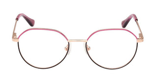 Guess Gu9232 Children Rose Gold Round Eyeglasses