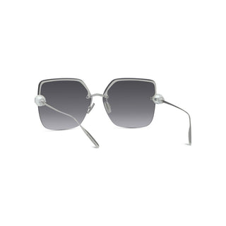Givenchy Pearl Metal Gv40110u Women Silver Squared Sunglasses
