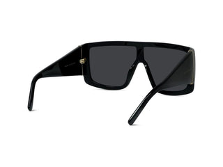 GIVENCHY SQUARE GV40126I unisex Black Shield Sunglasses
