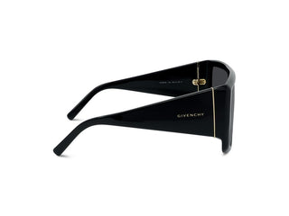 GIVENCHY SQUARE GV40126I unisex Black Shield Sunglasses