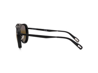 Vuarnet Glacier 01 Men Black Round Sunglasses
