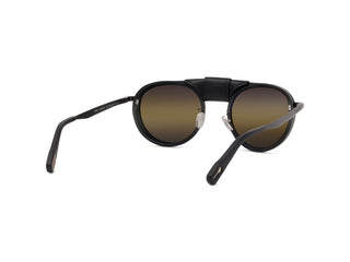 Vuarnet Glacier 01 Men Black Round Sunglasses