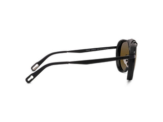 Vuarnet Glacier 01 Men Black Round Sunglasses