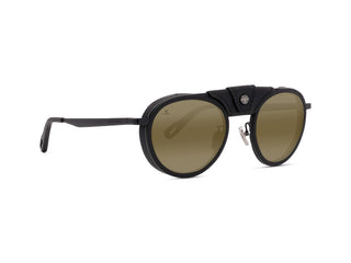 Vuarnet Glacier 01 Men Black Round Sunglasses