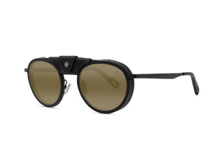 Vuarnet Glacier 01 Men Black Round Sunglasses
