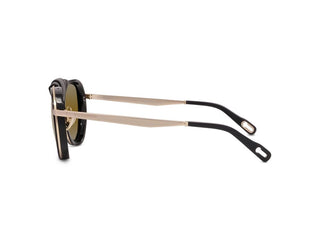 Vuarnet Glacier 02 Men Black Round Sunglasses