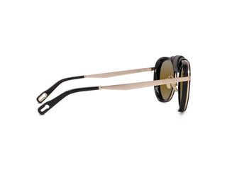 Vuarnet Glacier 02 Men Black Round Sunglasses