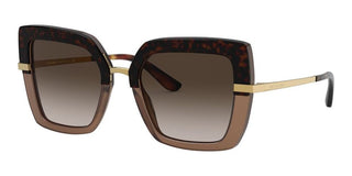 Dolce & Gabbana HALF PRINT DG 4373 women Havana Butterfly Sunglasses