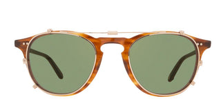 Garrett Leight Hampton Clip Unisex Gold  Eyeglasses