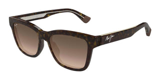 Maui Jim Hanohano Mj0644s Unisex Havana Squared Sunglasses