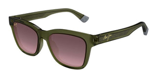 Maui Jim Hanohano Mj0644s Unisex Green Squared Sunglasses