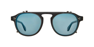 GARRETT LEIGHT HARDING II CLIP unisex Ruthenium Round Eyeglasses