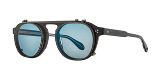 GARRETT LEIGHT HARDING II CLIP unisex Ruthenium Round Eyeglasses