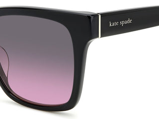 Kate Spade HARLOW/G/S women Black Geometric Sunglasses