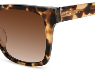 Kate Spade HARLOW/G/S women Havana Geometric Sunglasses