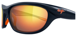 Maui Jim HAULANI MJ0349S men Grey Oval Sunglasses