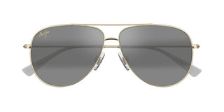 Maui Jim Hau'oli Mj0665s Men Gold Pilot Sunglasses