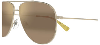 Maui Jim Hau'oli Mj0665s Men Gold Pilot Sunglasses