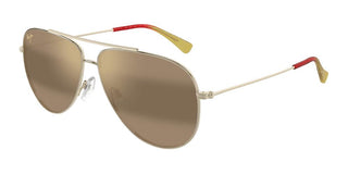 Maui Jim Hau'oli Mj0665s Men Gold Pilot Sunglasses