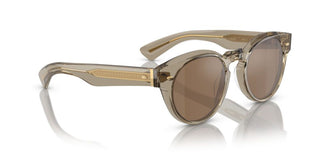 Oliver Peoples Hayton Ov 5571su Unisex Brown Round Sunglasses