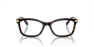 Coach HC 6219U women Havana Geometric Eyeglasses