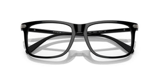 Coach HC 6228U men Black Squared Eyeglasses