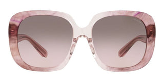 Coach HC 8323U women Pink Squared Sunglasses
