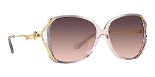 Coach HC 8372BU women Pink Squared Sunglasses