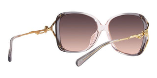 Coach HC 8372BU women Pink Squared Sunglasses